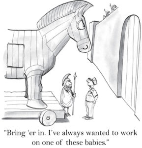 Beware the Trojan Horse by Cheryl Stein